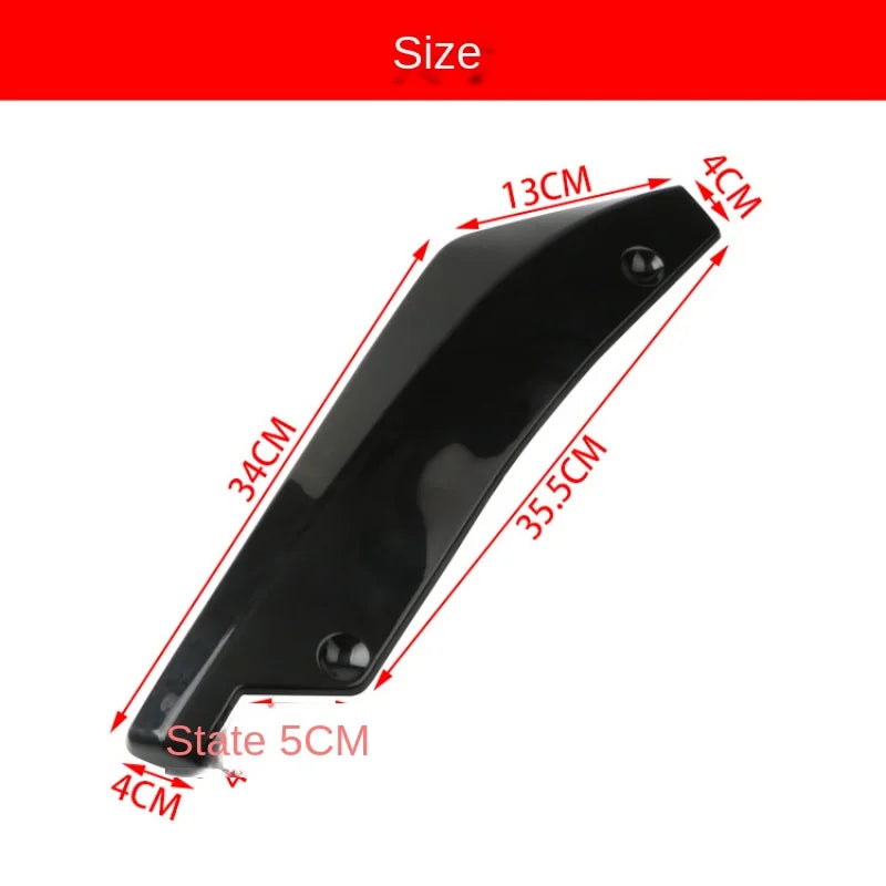Universelles Carbon-Optik-Zubehör für das Heck: Anti-Kollisions-Eckelemente / Heckspoiler-Aufsätze