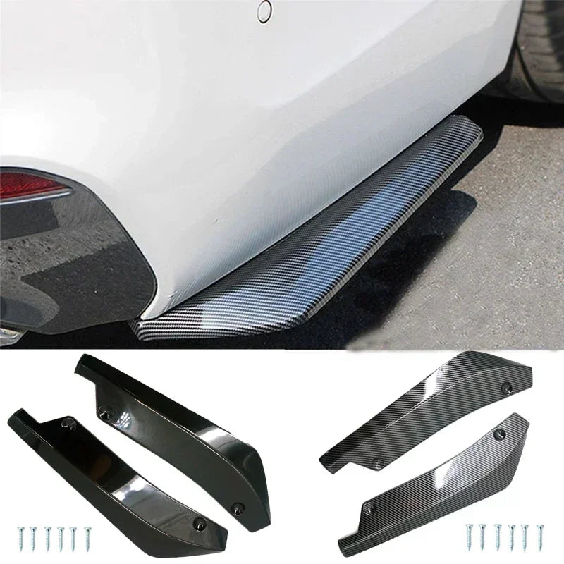 Car Surround Carbon Fiber Rear Package Corner Anti Collision Universal Exterior Modification Accessories Rear Spoiler Accessorie