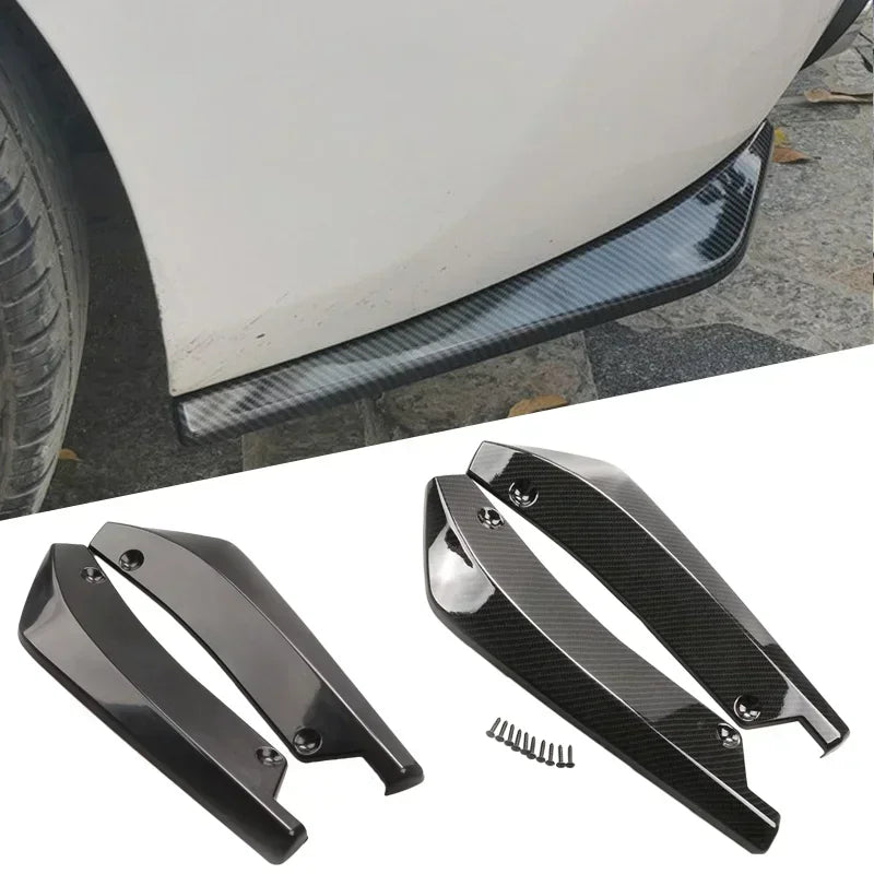 Car Surround Carbon Fiber Rear Package Corner Anti Collision Universal Exterior Modification Accessories Rear Spoiler Accessorie