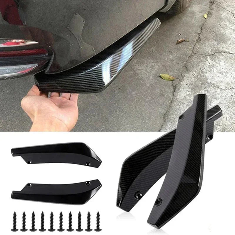 Car Surround Carbon Fiber Rear Package Corner Anti Collision Universal Exterior Modification Accessories Rear Spoiler Accessorie