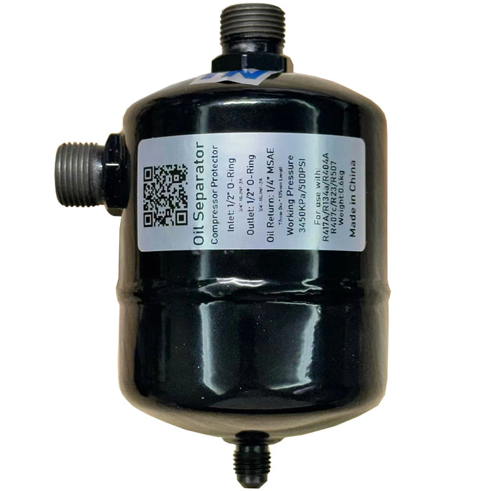Automobile Oil Separator Is Special Design For Transport Refrigeration To Protect Swash/Wobble Compressor To Make Oil Return