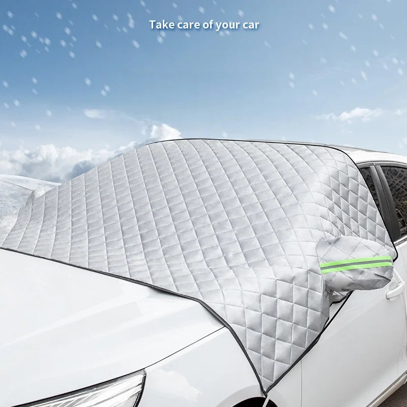 Ganzjahres-Windschutzscheibenabdeckung für das Auto – Schutz vor Schnee, Frost und Eis sowie Sonnenschutz