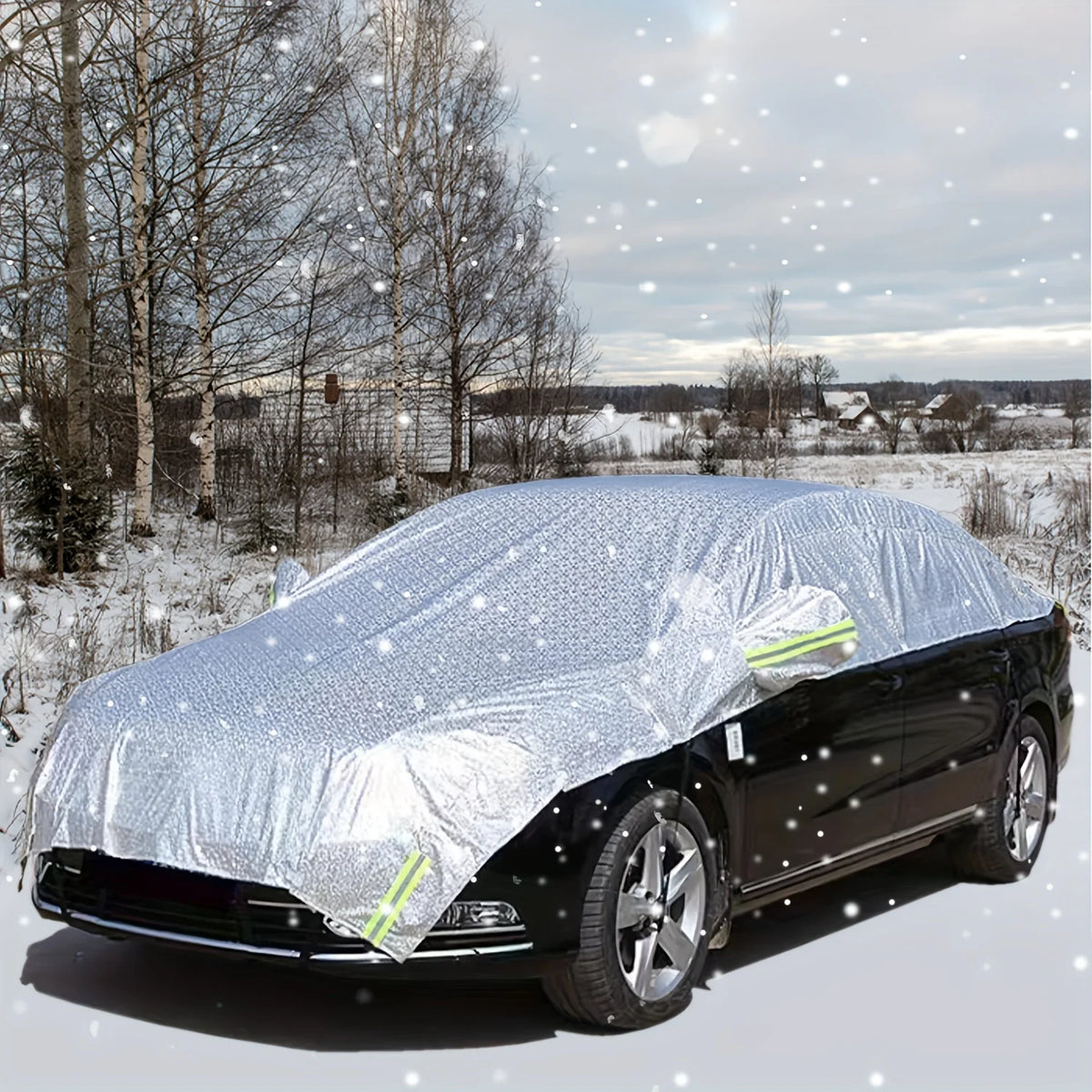Halbgarage für Limousinen – Allwetter-Schutzhülle (regen-, wasser-, staub-, schnee- und UV-beständig) für den Winter