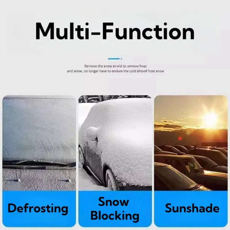 Ganzjahres-Windschutzscheibenabdeckung für das Auto – Schutz vor Schnee, Frost und Eis sowie Sonnenschutz
