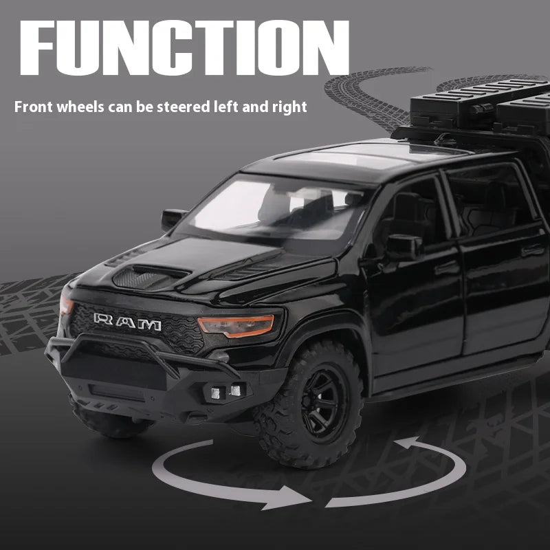 1:32  Alloy Model, Cool Lighting And Sound Effects, Four-wheel Shock Absorption, Strong Recovery