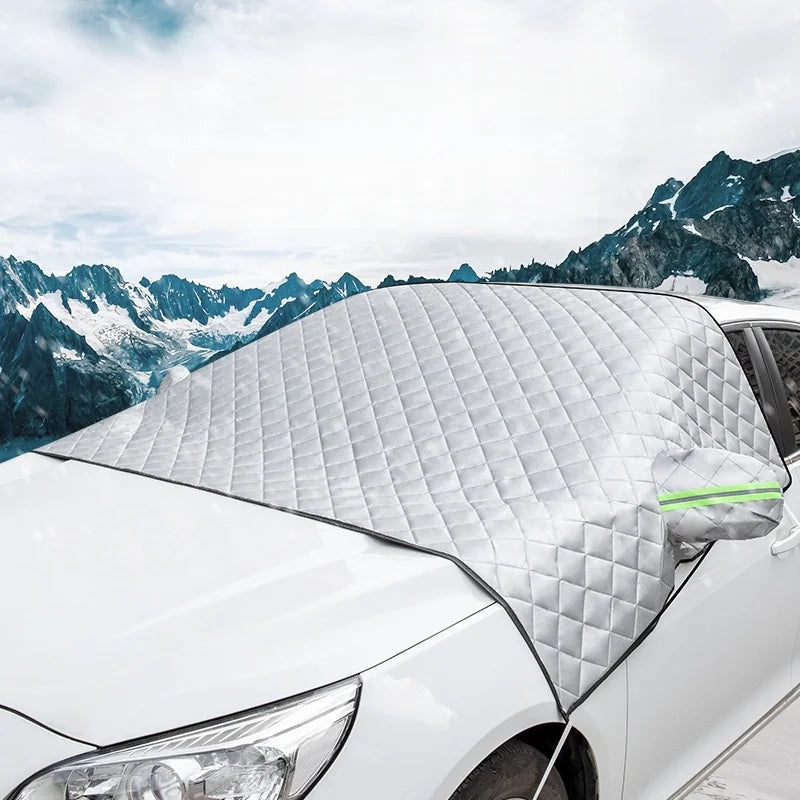 Ganzjahres-Windschutzscheibenabdeckung für das Auto – Schutz vor Schnee, Frost und Eis sowie Sonnenschutz